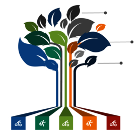 创意智慧树科技树PNG素材
