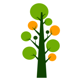 创意智慧树科技树PNG素材