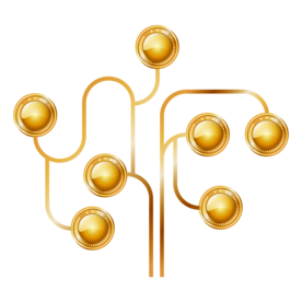 创意智慧树科技树PNG素材