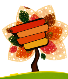 创意智慧树科技树PNG素材