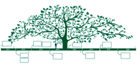 创意智慧树科技树PNG素材