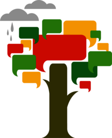 创意智慧树科技树PNG素材