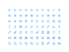 70个编辑UI图标