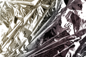 高级熟料金属锡纸样机