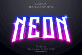 矢量艺术字体特效