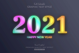 矢量艺术字体特效