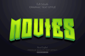 矢量艺术字体特效