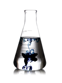 锥形瓶科学化学实验器材PNG