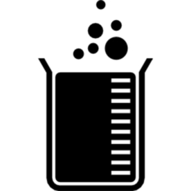 烧杯科学化学实验器材PNG