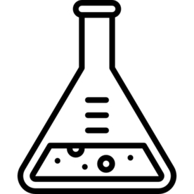 锥形瓶科学化学实验器材PNG