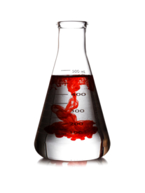 锥形瓶科学化学实验器材PNG