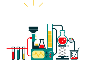 科学化学实验器材PNG