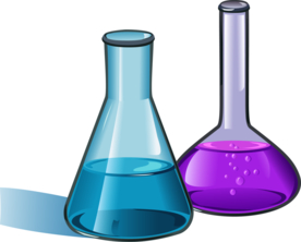 锥形瓶化学实验器材PNG