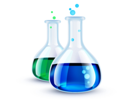 圆底烧瓶化学实验器材PNG