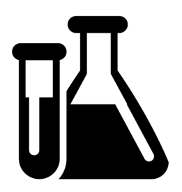 试管锥形瓶化学实验器材PNG