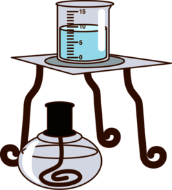 烧杯化学实验器材PNG