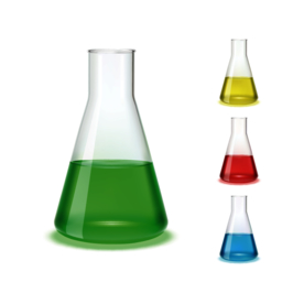 锥形瓶化学实验器材PNG