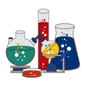 科学化学实验器材PNG