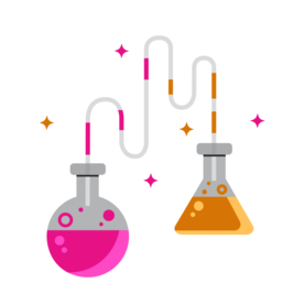 圆底烧瓶锥形瓶实验器材PNG