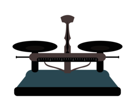 托盘天平化学实验器材PNG