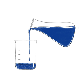 烧杯锥形瓶化学实验器材PNG