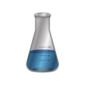 锥形瓶化学实验器材PNG