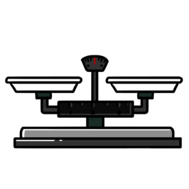 托盘天平化学实验器材PNG