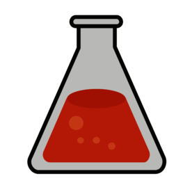 锥形瓶科学化学实验器材PNG