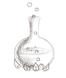 平底烧瓶化学实验器材PNG