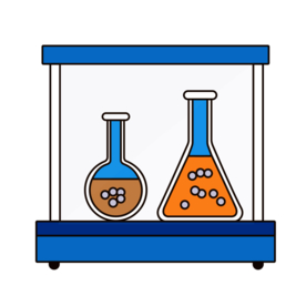 平底烧瓶 锥形瓶化学器材PNG