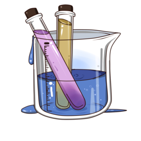 烧杯 科学化学实验器材PNG