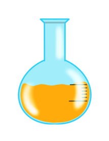 圆底烧瓶化学实验器材PNG