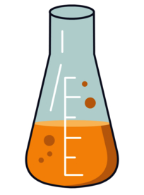 锥形瓶化学实验器材PNG