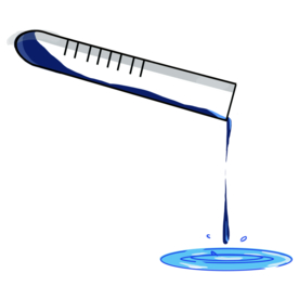 量筒化学实验器材PNG