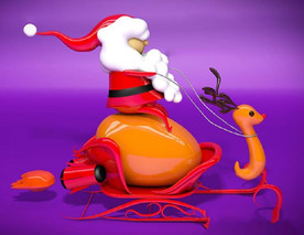 C4D 模型圣诞老人