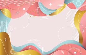 彩色动感曲线背景图片