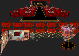 穿越时光国潮盛宴酒会宴会效果图