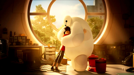 超能陆战队 大白 油画