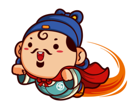 新年财神拜年PNG素材