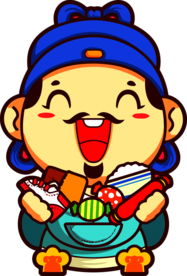 新年财神拜年PNG素材