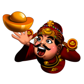 新年财神拜年PNG素材