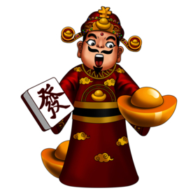 新年财神拜年PNG素材