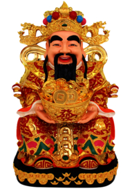 新年财神拜年PNG素材