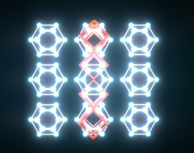 C4D 模型炫酷科技场景灯光
