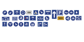 各类道路标识