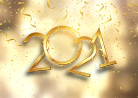 2021 新年展板背景