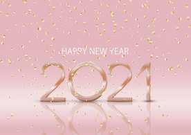 2021 新年展板背景