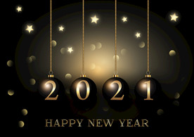 2021 新年展板背景