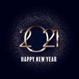 2021 新年展板背景