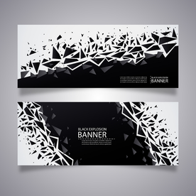 黑白banner